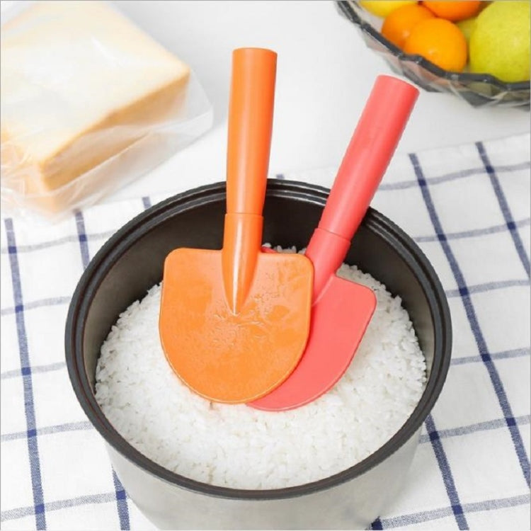 6 PCS Creative Shovel Shape Household Spoon Plastic Mixing Rice Spoon