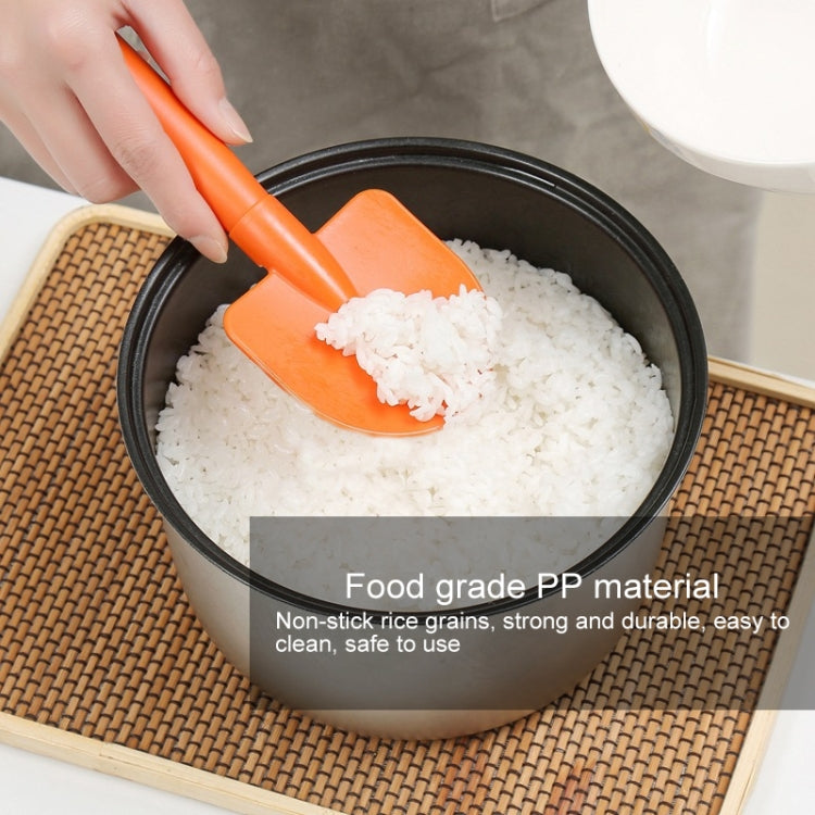 6 PCS Creative Shovel Shape Household Spoon Plastic Mixing Rice Spoon