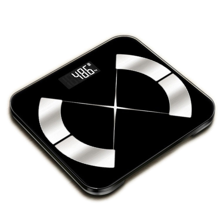BT952 Black   Bluetooth Home Electronic Weight Scale Support APP & 16 Languages, Size: 29x26cm