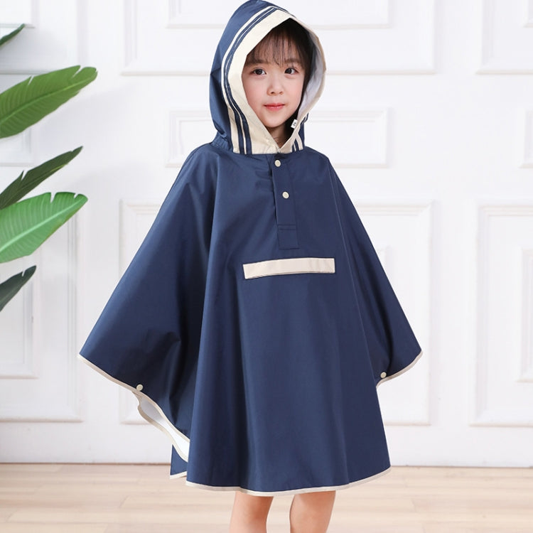 Boys And Girls Raincoat Kindergarten Baby Three-dimensional Poncho With Schoolbag Seat, Size: S