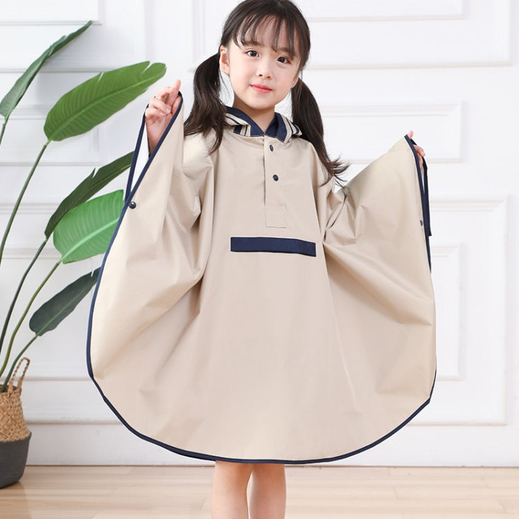 Boys And Girls Raincoat Kindergarten Baby Three-dimensional Poncho With Schoolbag Seat, Size: S