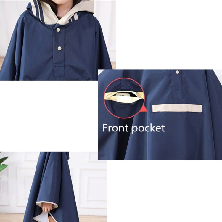 Boys And Girls Raincoat Kindergarten Baby Three-dimensional Poncho With Schoolbag Seat, Size: S