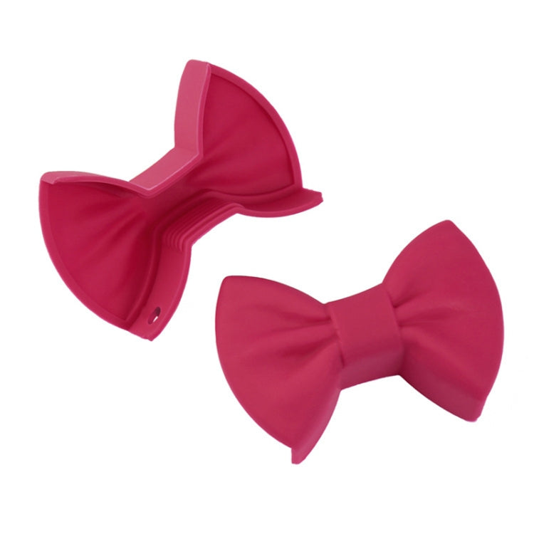 4 Pairs Bowknot Silicone Insulation Clip Creative Kitchen Practical Gadgets