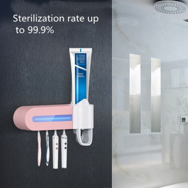 Smart Toothbrush Sterilizer UV Sterilization Electric Wall-mounted Toothbrushing Cup Rack
