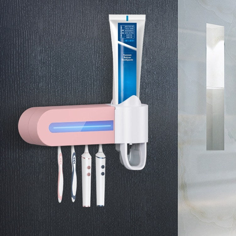 Smart Toothbrush Sterilizer UV Sterilization Electric Wall-mounted Toothbrushing Cup Rack