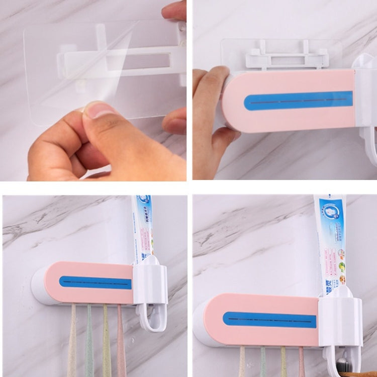 Smart Toothbrush Sterilizer UV Sterilization Electric Wall-mounted Toothbrushing Cup Rack