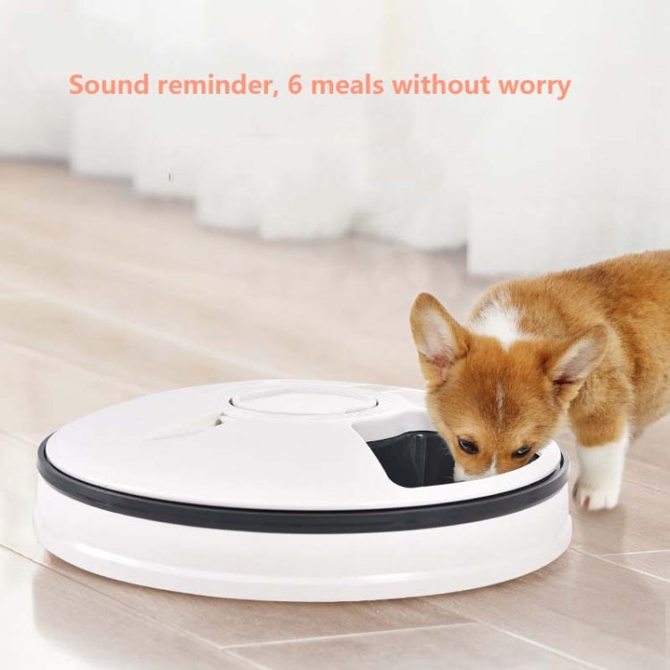 Pet Bowl Six-hole Intelligent Timing Feeder Timing Quantitative Automatic Feeder