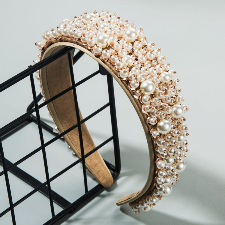 Hand Nailed Pearl All-match Ladies Hair Band