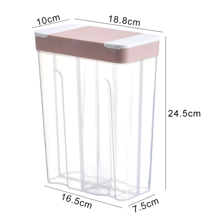 Kitchen Miscellaneous Grains Sealed Storage Tank Four-division Snack Food Preservation Box