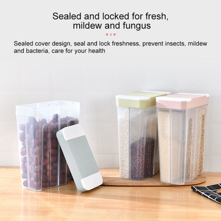 Kitchen Miscellaneous Grains Sealed Storage Tank Four-division Snack Food Preservation Box