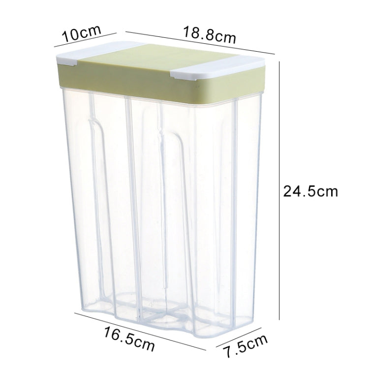 Kitchen Miscellaneous Grains Sealed Storage Tank Four-division Snack Food Preservation Box
