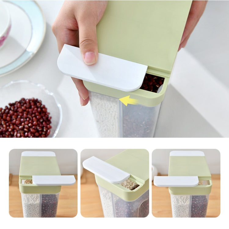 Kitchen Miscellaneous Grains Sealed Storage Tank Four-division Snack Food Preservation Box