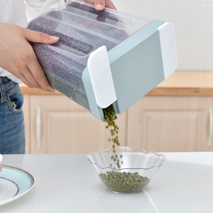 Kitchen Miscellaneous Grains Sealed Storage Tank Four-division Snack Food Preservation Box