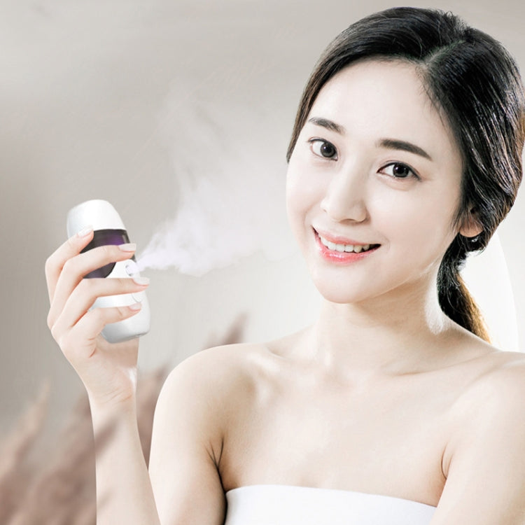 2 PCS Nano Spray Water Meter USB Charging Handheld Portable Acohol Sterilizer Cold Spray Makeup Humidifier