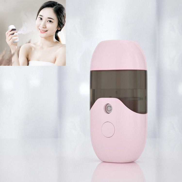 2 PCS Nano Spray Water Meter USB Charging Handheld Portable Acohol Sterilizer Cold Spray Makeup Humidifier