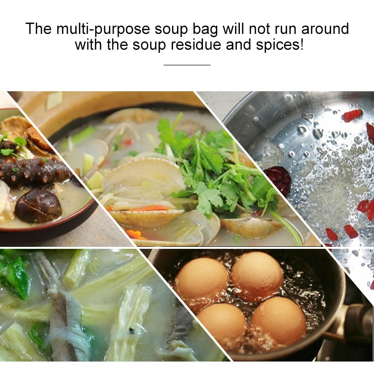 20 PCS Soup Gauze Filter Bag Kitchen Utensils Soup Residue Isolation Bag