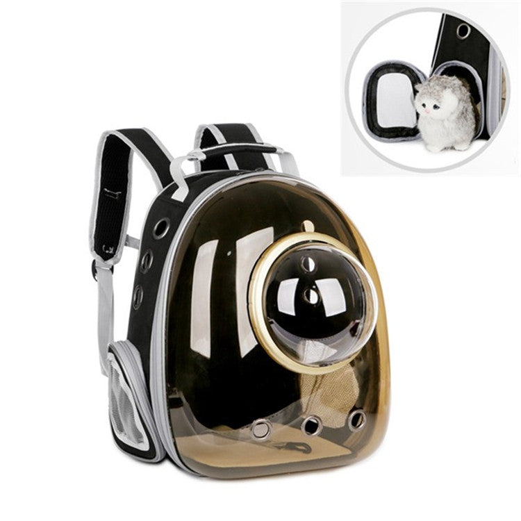 Space Capsule Pet Bag Panoramic Transparent Cat Go Out Portable Breathable Backpack with Cover