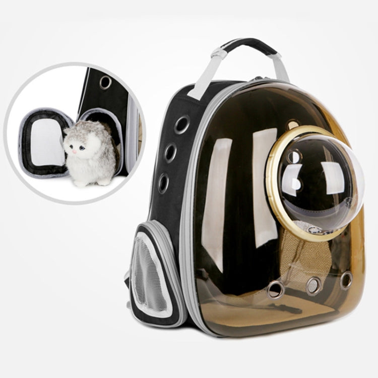 Space Capsule Pet Bag Panoramic Transparent Cat Go Out Portable Breathable Backpack with Cover