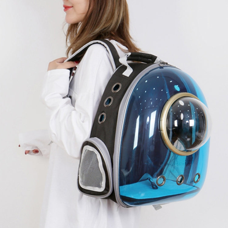 Space Capsule Pet Bag Panoramic Transparent Cat Go Out Portable Breathable Backpack with Cover