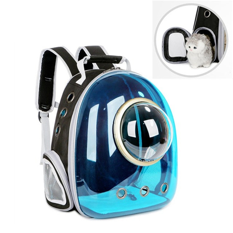 Space Capsule Pet Bag Panoramic Transparent Cat Go Out Portable Breathable Backpack with Cover