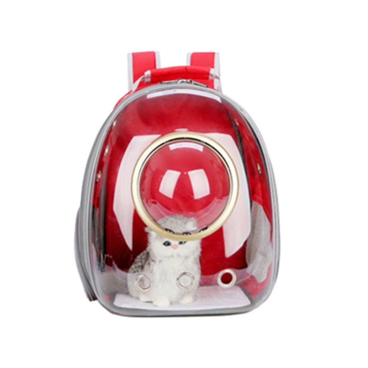 Space Capsule Pet Bag Panoramic Transparent Cat Go Out Portable Breathable Backpack with Cover