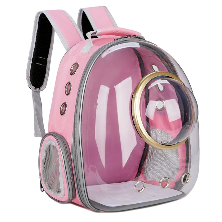 Space Capsule Pet Bag Panoramic Transparent Cat Go Out Portable Breathable Backpack with Cover