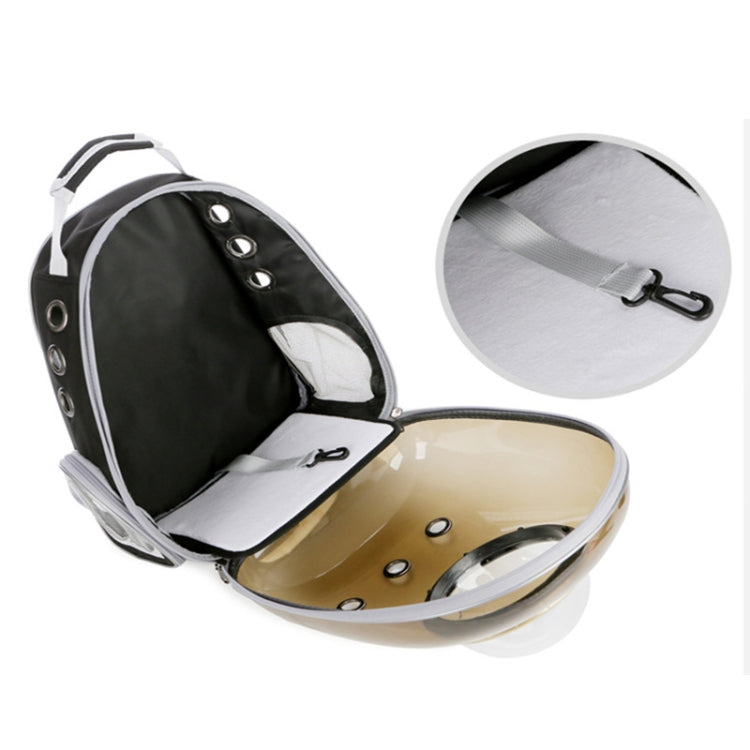 Space Capsule Pet Bag Panoramic Transparent Cat Go Out Portable Breathable Backpack with Cover
