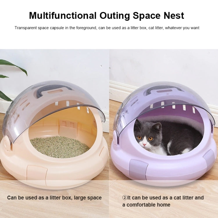 Multifunctional Pet Space Transparent Bag Car Out Portable Pet Bag