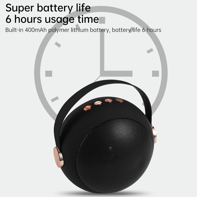 Wireless Bluetooth Speaker Outdoor Card USB Portable Mini Ball Speaker(Blue)