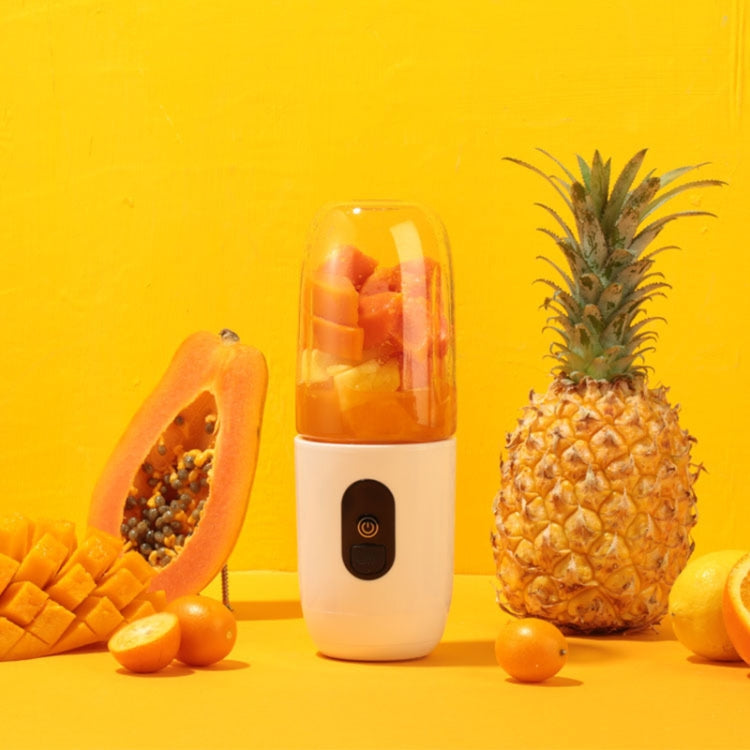 Mingdian Portable USB Rechargeable Juicer Mini Juice Cup(White)