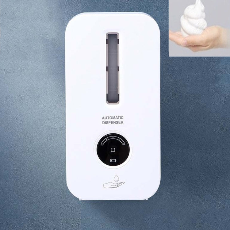1000ml Automatic Induction Alcohol Disinfection Soap Dispenser 5 Levels Adjustable Wall-mounted Soap Dispenser, Specification: Foam Head