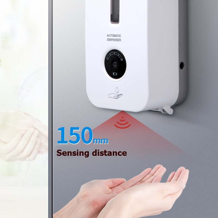 1000ml Automatic Induction Alcohol Disinfection Soap Dispenser 5 Levels Adjustable Wall-mounted Soap Dispenser, Specification: Foam Head