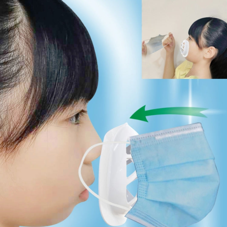 30 PCS Children Masks Anti-stuffy Breathable Inner Support Masks Replaceable & Washable Support Frame
