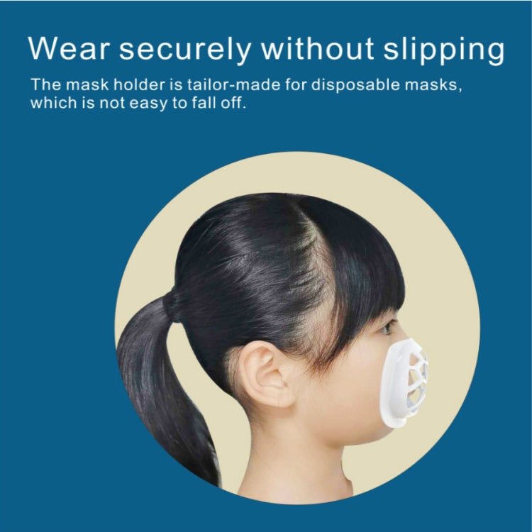 30 PCS Children Masks Anti-stuffy Breathable Inner Support Masks Replaceable & Washable Support Frame