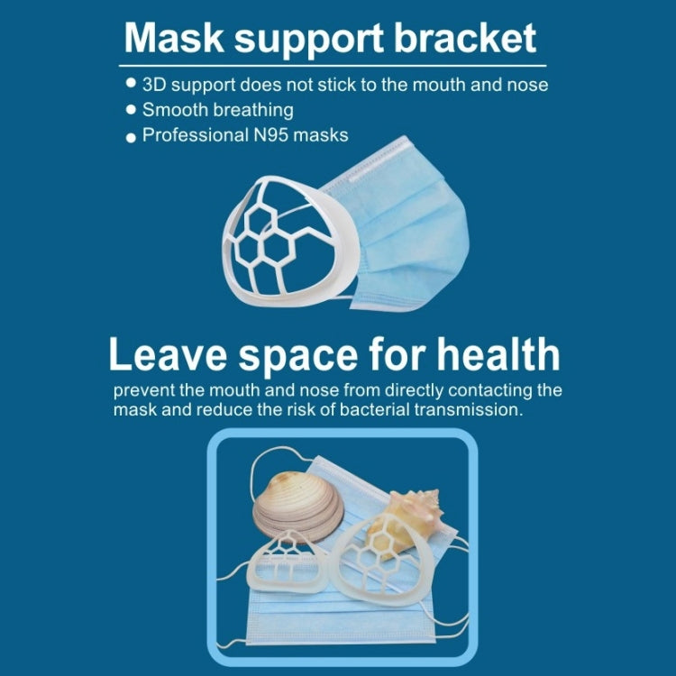 30 PCS Children Masks Anti-stuffy Breathable Inner Support Masks Replaceable & Washable Support Frame