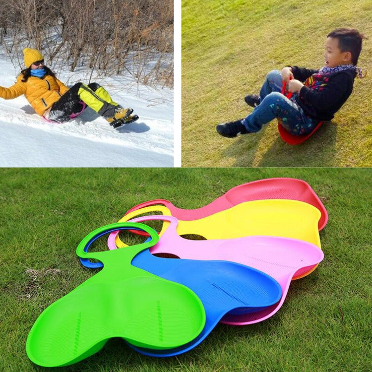 12 PCS Thicken and Increase Wear-resistant Texture Grass Sliding Board Snowboard Skiing(Random Color Delivery)