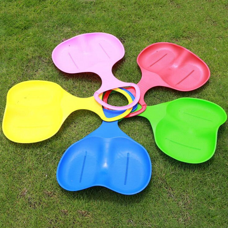 12 PCS Thicken and Increase Wear-resistant Texture Grass Sliding Board Snowboard Skiing(Random Color Delivery)