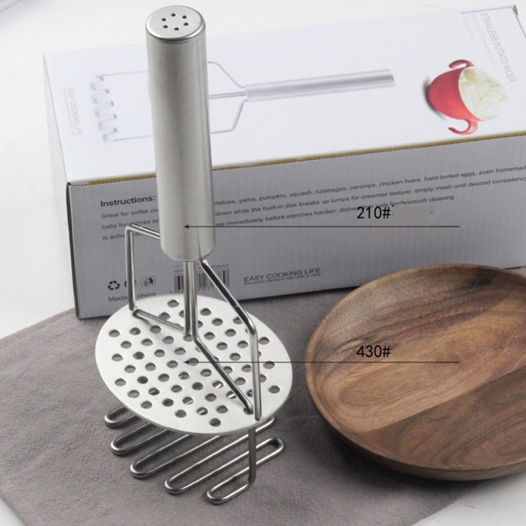 Double Stainless Steel Mashed Potato Masher Fruit Crusher
