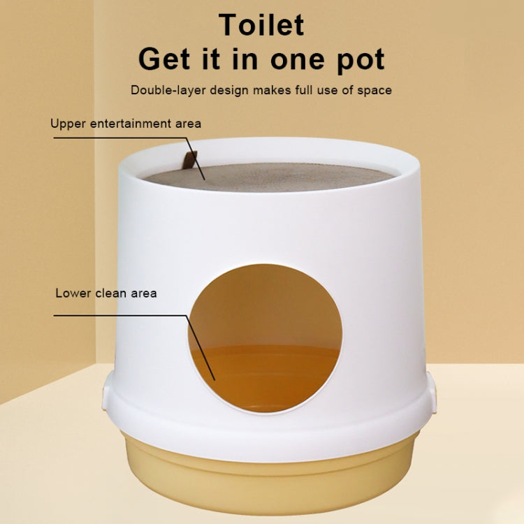 Cat Litter Box Splash-proof Enclosed Cat Toilet Supplies