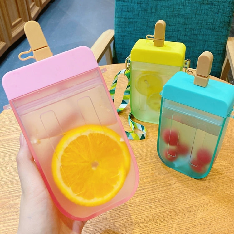 Creative Ice Cream Cup Adult Children Portable Straw Plastic Cup