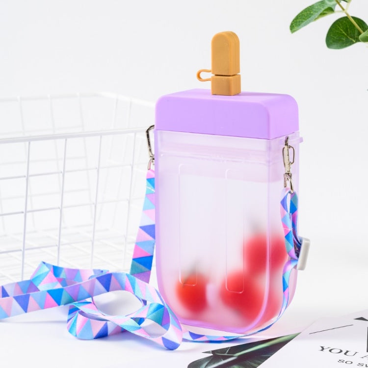 Creative Ice Cream Cup Adult Children Portable Straw Plastic Cup