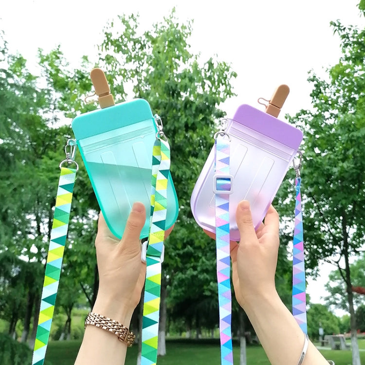 Creative Ice Cream Cup Adult Children Portable Straw Plastic Cup