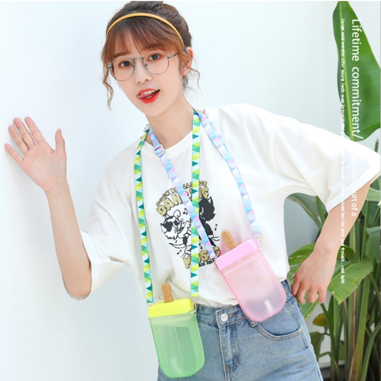 Creative Ice Cream Cup Adult Children Portable Straw Plastic Cup