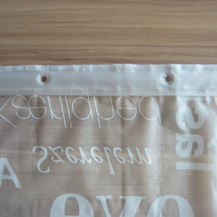 PEVA Printing Thick Waterproof Translucent Shower Curtain, Specification: 180x180cm