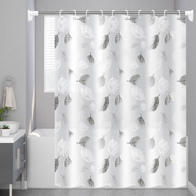 PEVA Printing Thick Waterproof Translucent Shower Curtain, Specification: 180x180cm