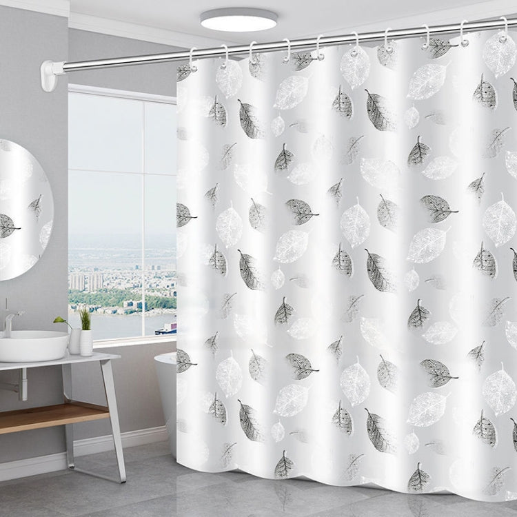 PEVA Printing Thick Waterproof Translucent Shower Curtain, Specification: 180x180cm