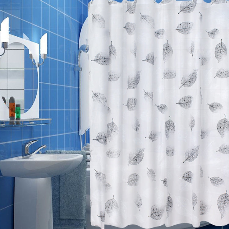 PEVA Printing Thick Waterproof Translucent Shower Curtain, Specification: 180x180cm