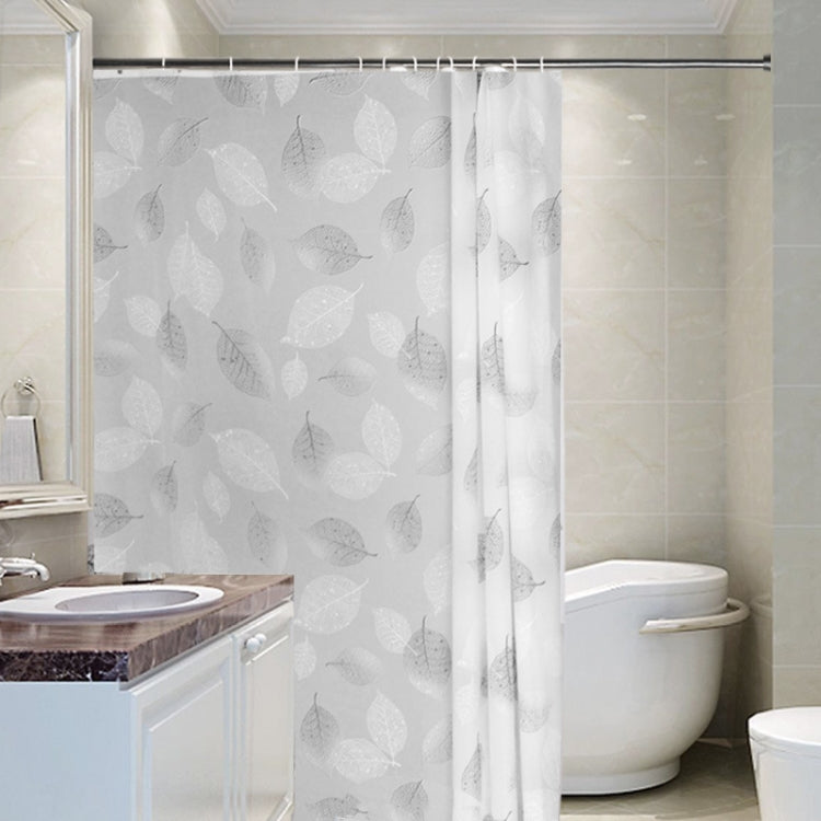 PEVA Printing Thick Waterproof Translucent Shower Curtain, Specification: 180x180cm