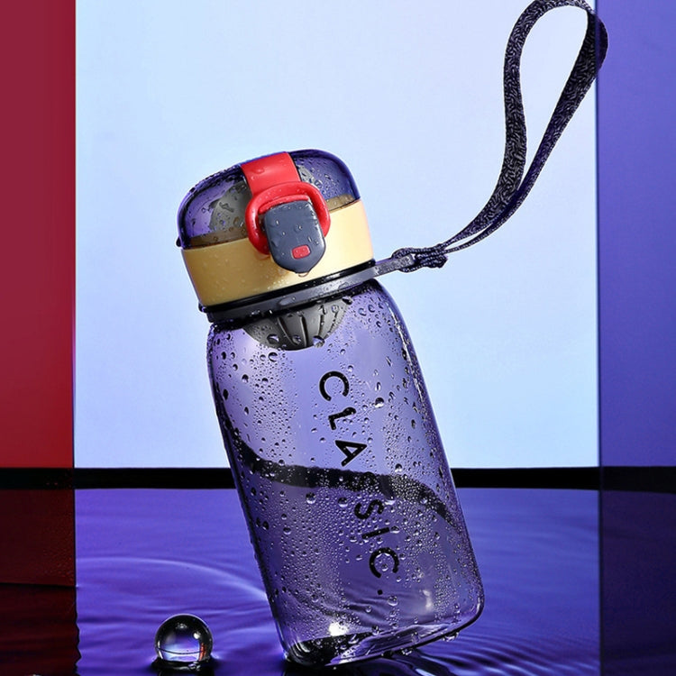 Summer Color Contrast Creative Portable Water Cup Simple Student Cute Fresh Plastic Cup, Capacity: 400ml