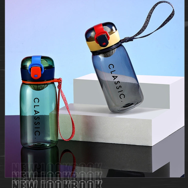 Summer Color Contrast Creative Portable Water Cup Simple Student Cute Fresh Plastic Cup, Capacity: 400ml